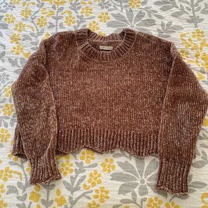 Cropped Chunky Sweater